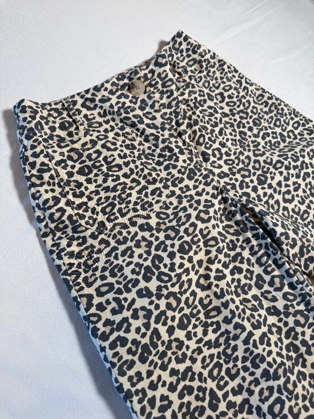 Nicole Miller New York Leopard Print Women's Pants Size 4